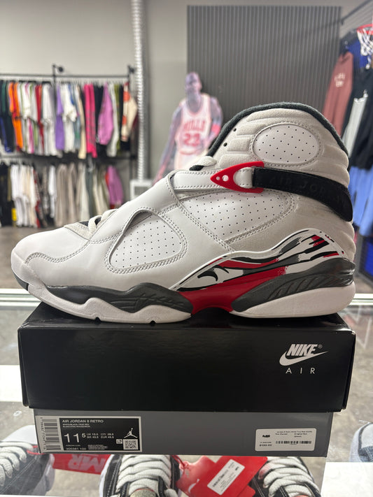 Jordan 8 Retro White True Red (2025)