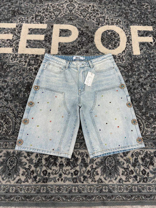 Duaa Carpenter Stone Jorts