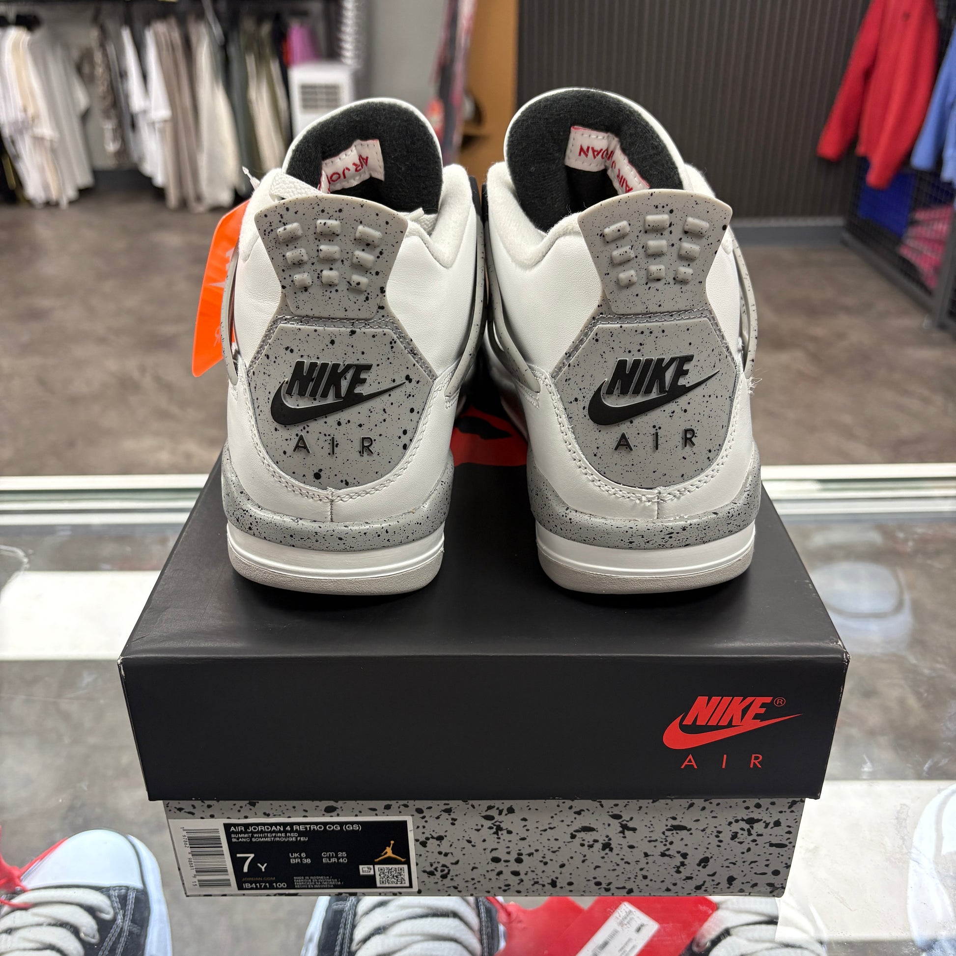 Jordan 4 Retro White Cement (2025) (GS)