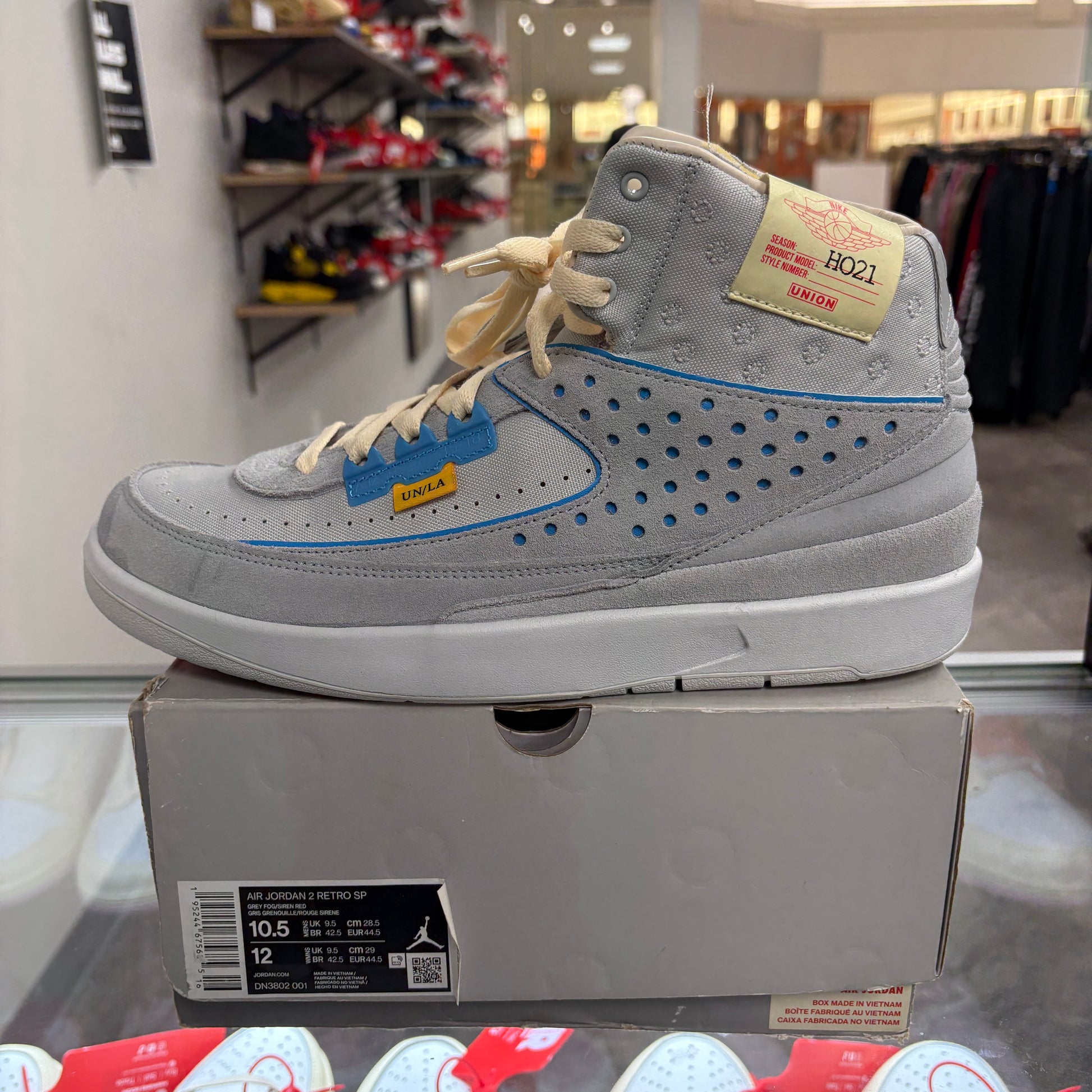 Jordan 2 Retro SP Union Grey Fog