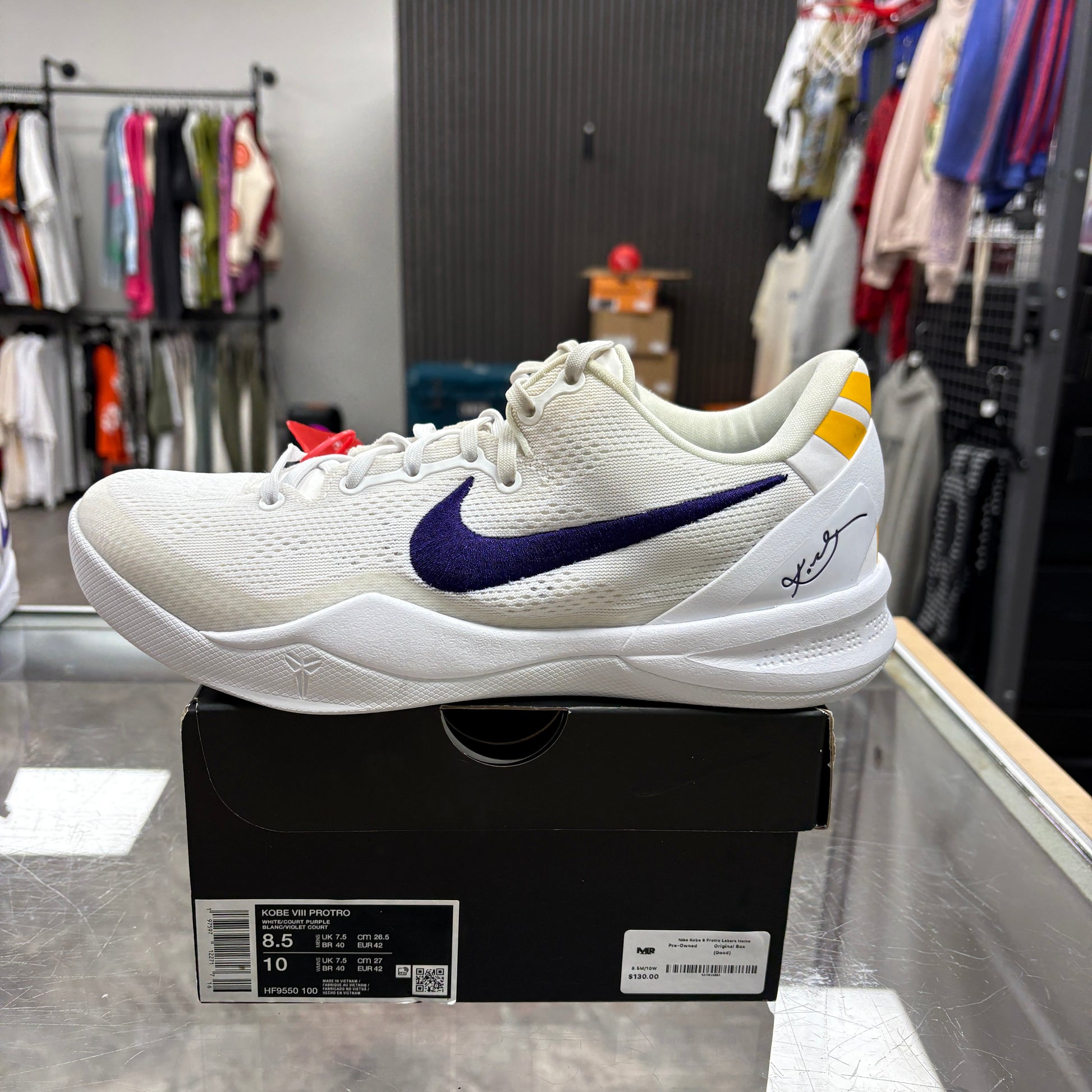 Nike Kobe 8 Protro Lakers Home