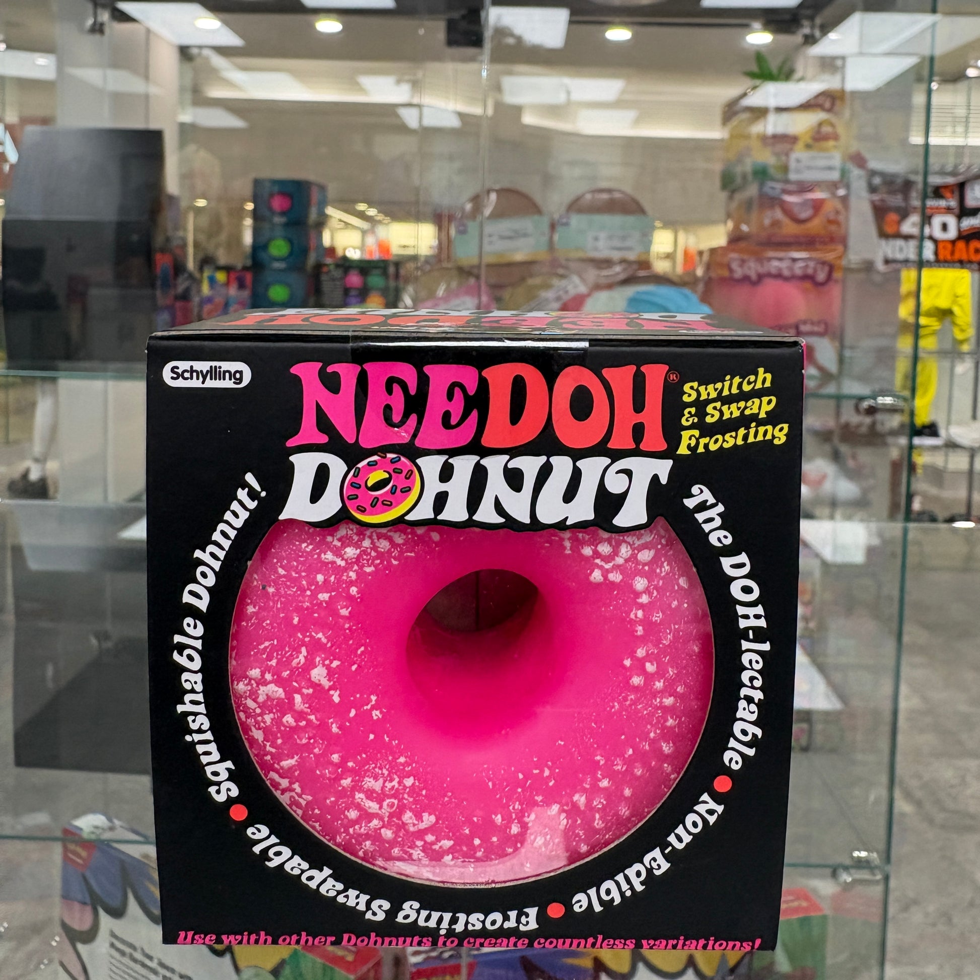 Needoh Frost Donut Squishy Fidget Toy