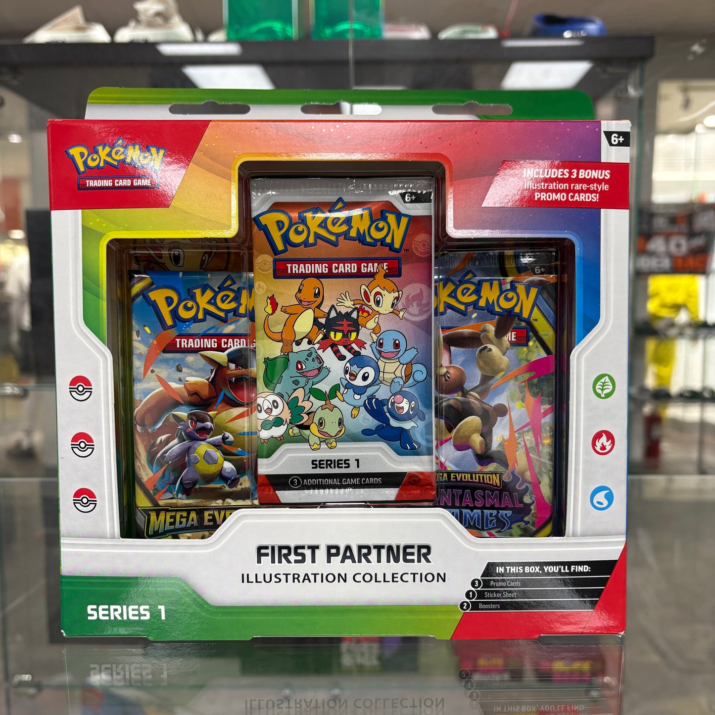 2026 Pokémon Mega Evolution First Partner Illustration Collection Series 1