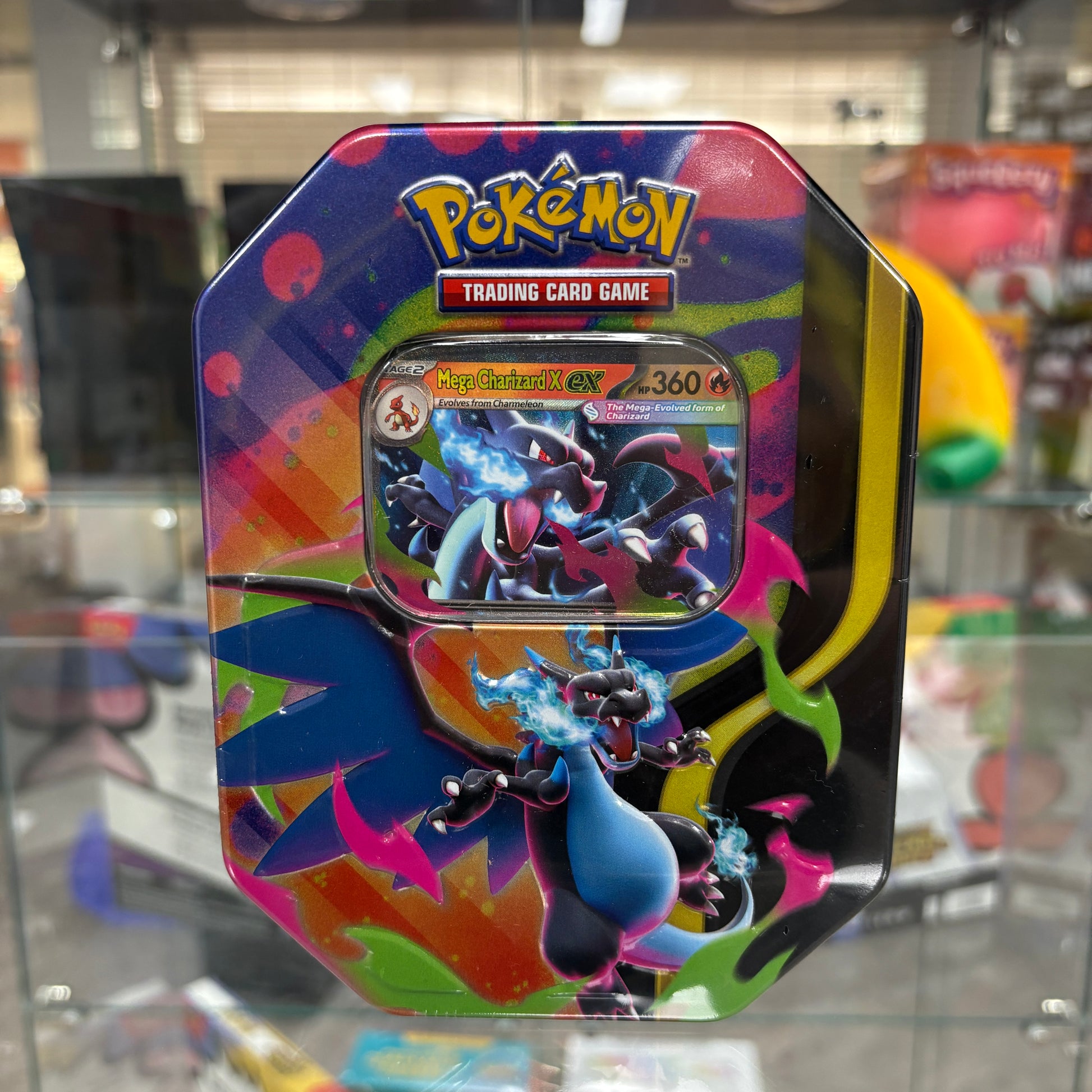 2026 Pokémon Mega Charizard X ex Tin