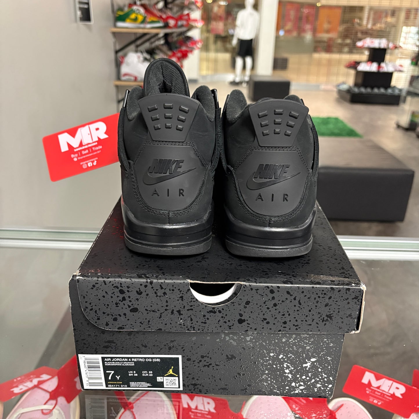 Jordan 4 Retro Black Cat (2025) (GS)