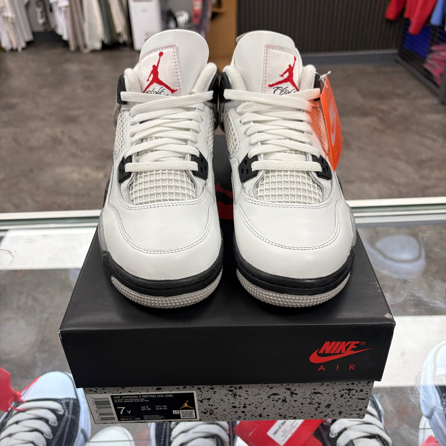 Jordan 4 Retro White Cement (2025) (GS)