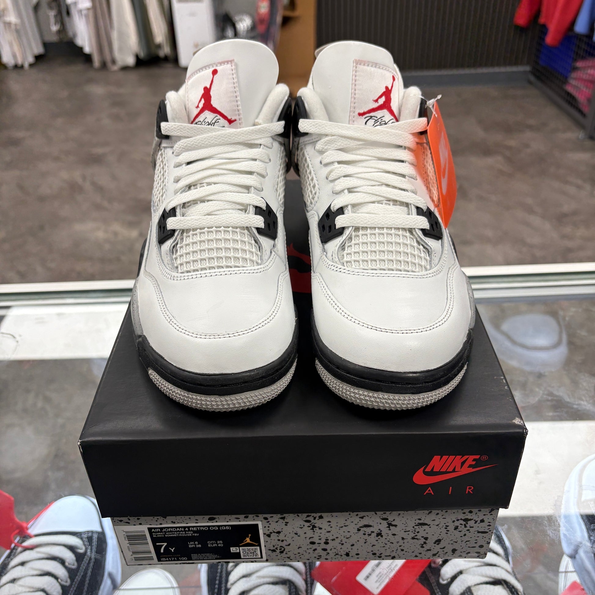 Jordan 4 Retro White Cement (2025) (GS)