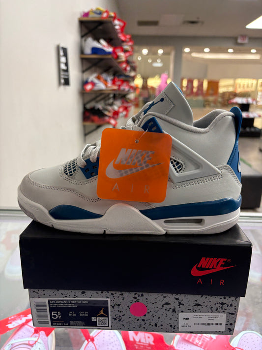 Jordan 4 Retro Military Blue (2024) (GS)