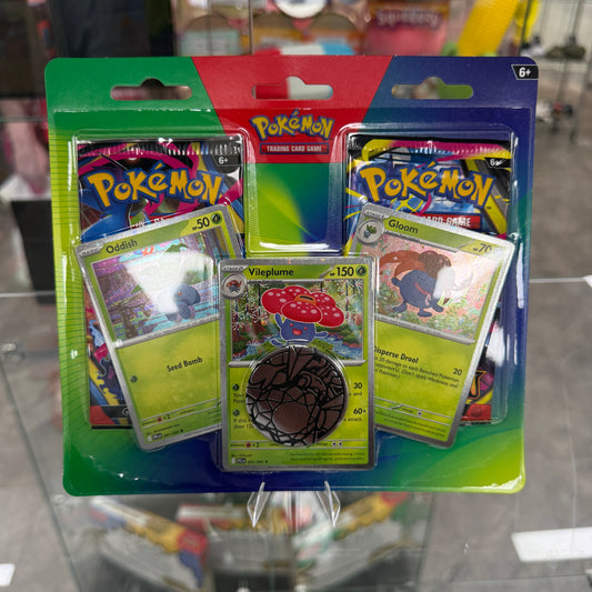 2 Pack Blister Pack Oddish, Gloom, Vileplume
