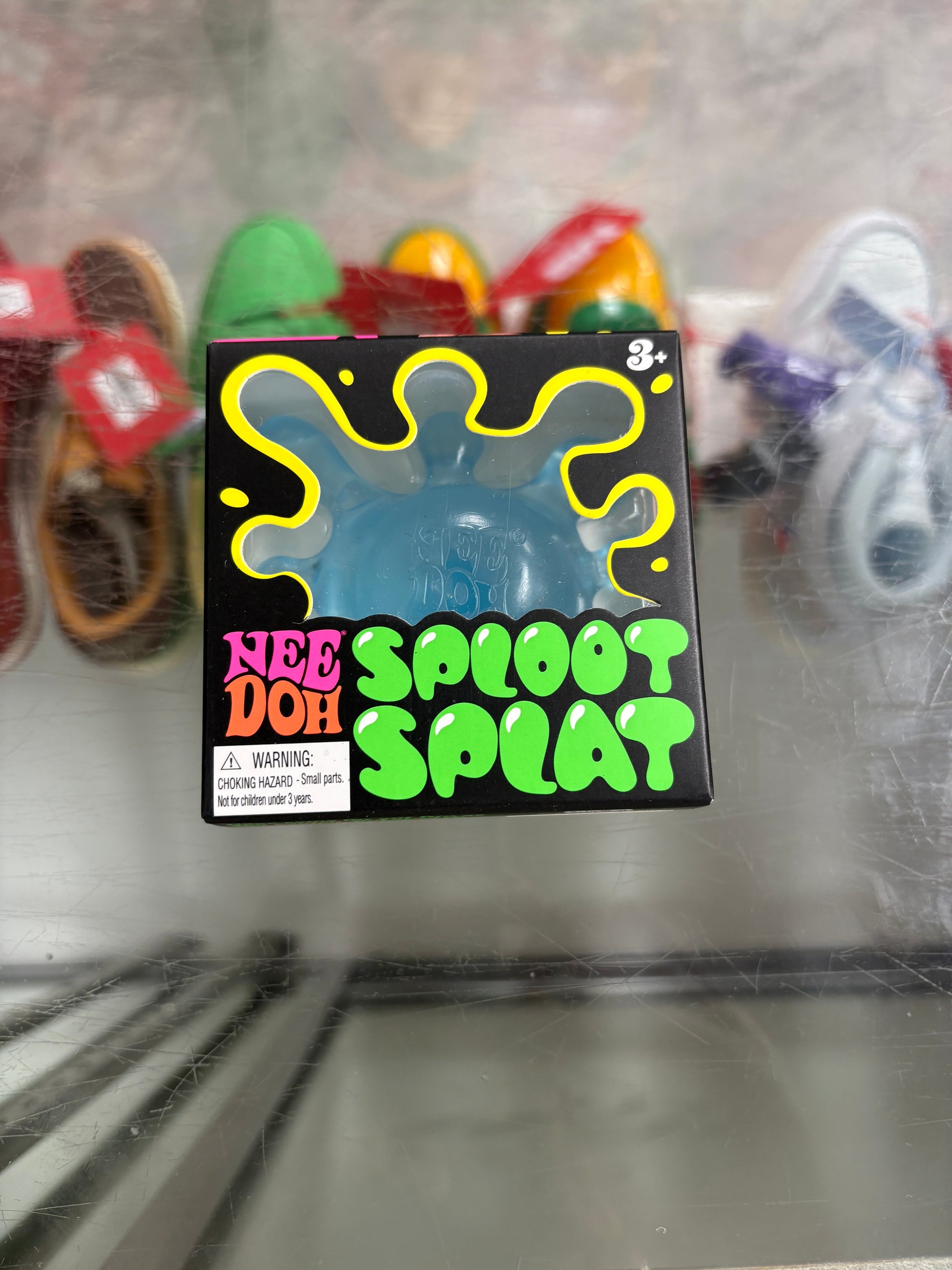 NeeDoh SplootSplat Squishy Fidget Toy Blue