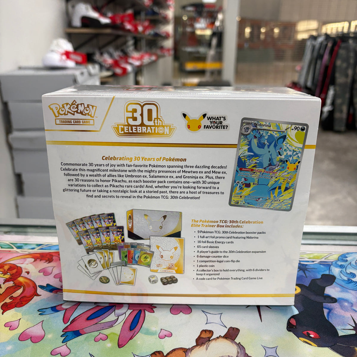 2026 Pokémon Mega Evolution 30th Celebration Pokemon Center Elite Trainer Box