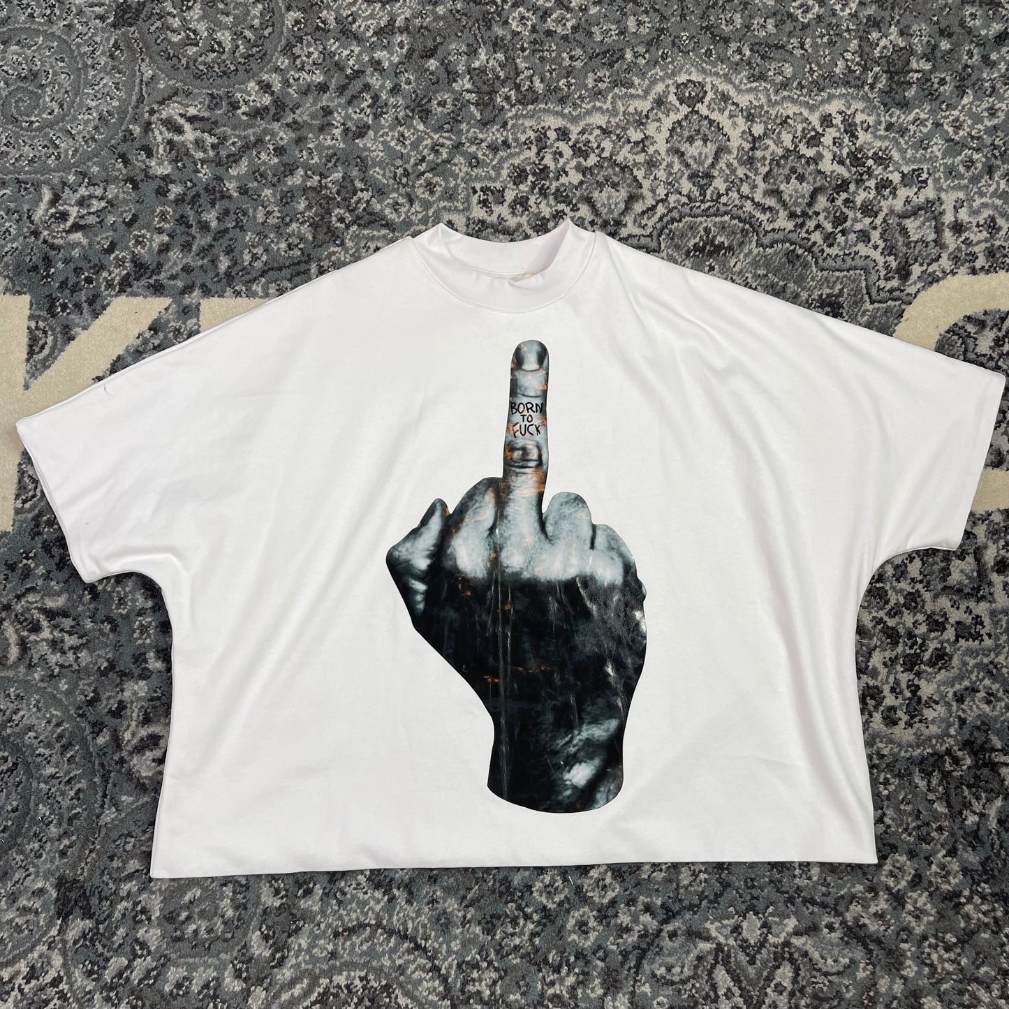 BILLIONAIRE STUDIOS MIDDLE FINGER BORN 2 F*CK TEE