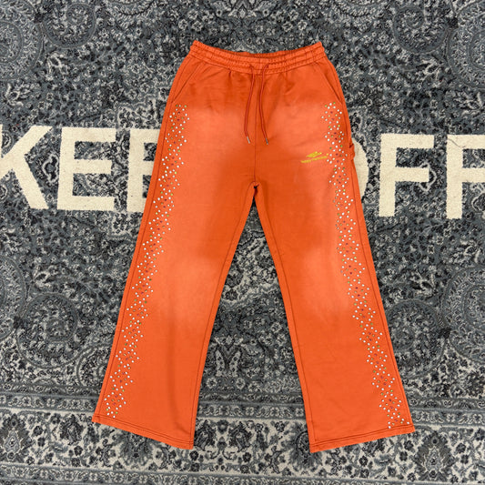 HMDD Crystal Sweatpants (Orange)