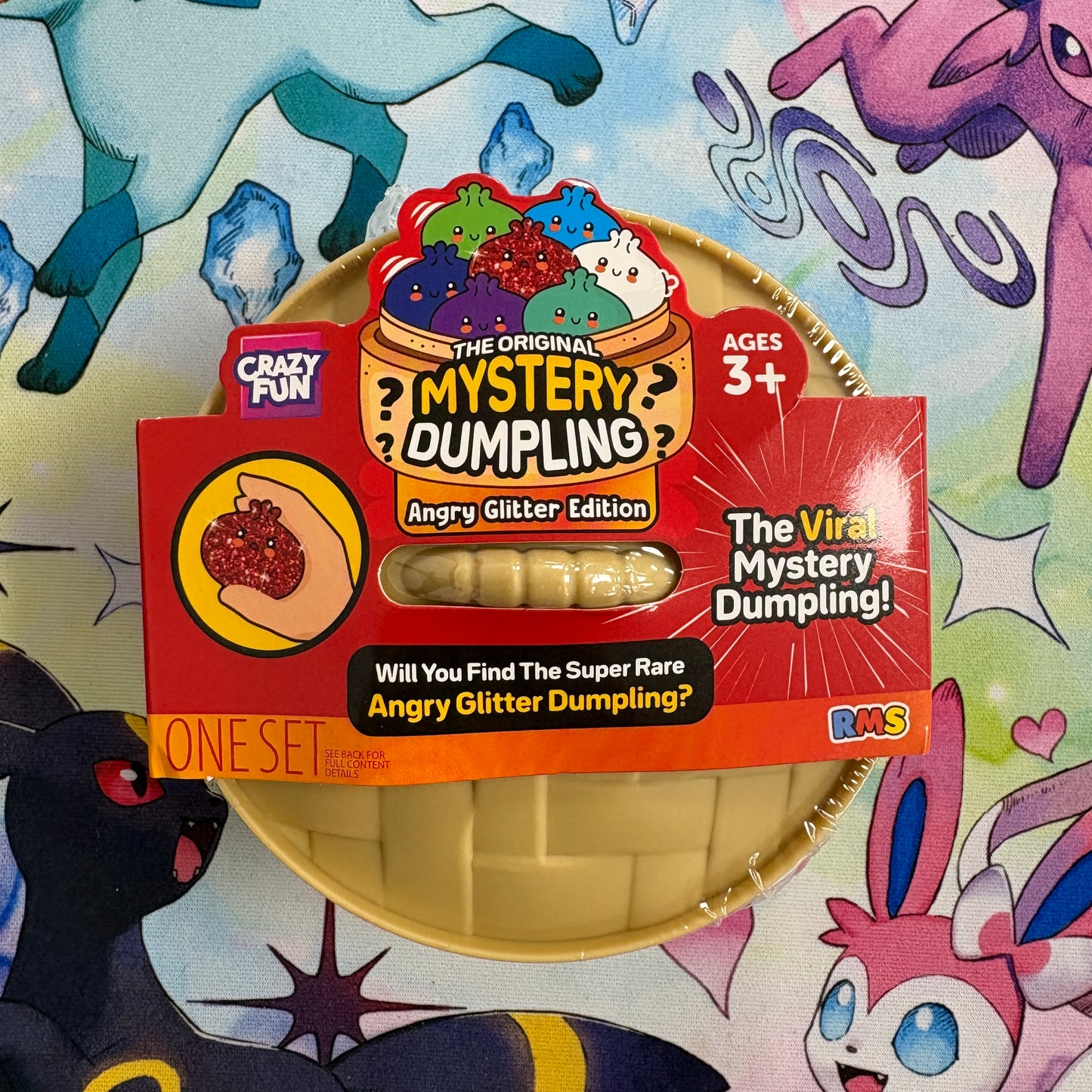 Squishy Bun The Original Mystery Dumpling Angry Glitter Edition Blind Box