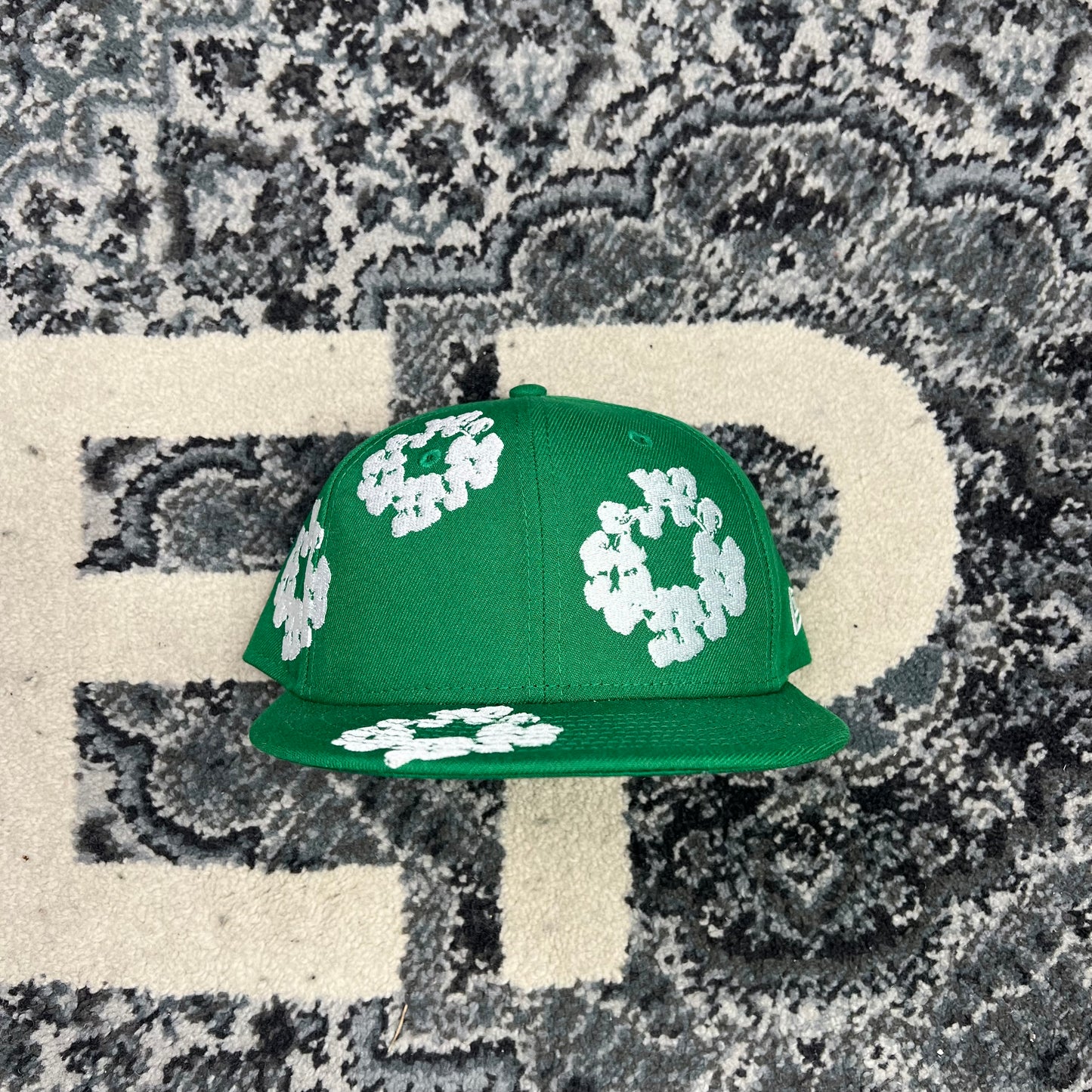 DENIM TEARS WREATH NEW ERA FITTED GREEN