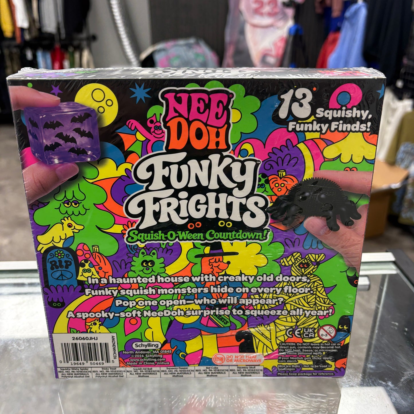 NeeDoh Funky Frights Squish-O-Ween Countdown Squishy Fidget Toy