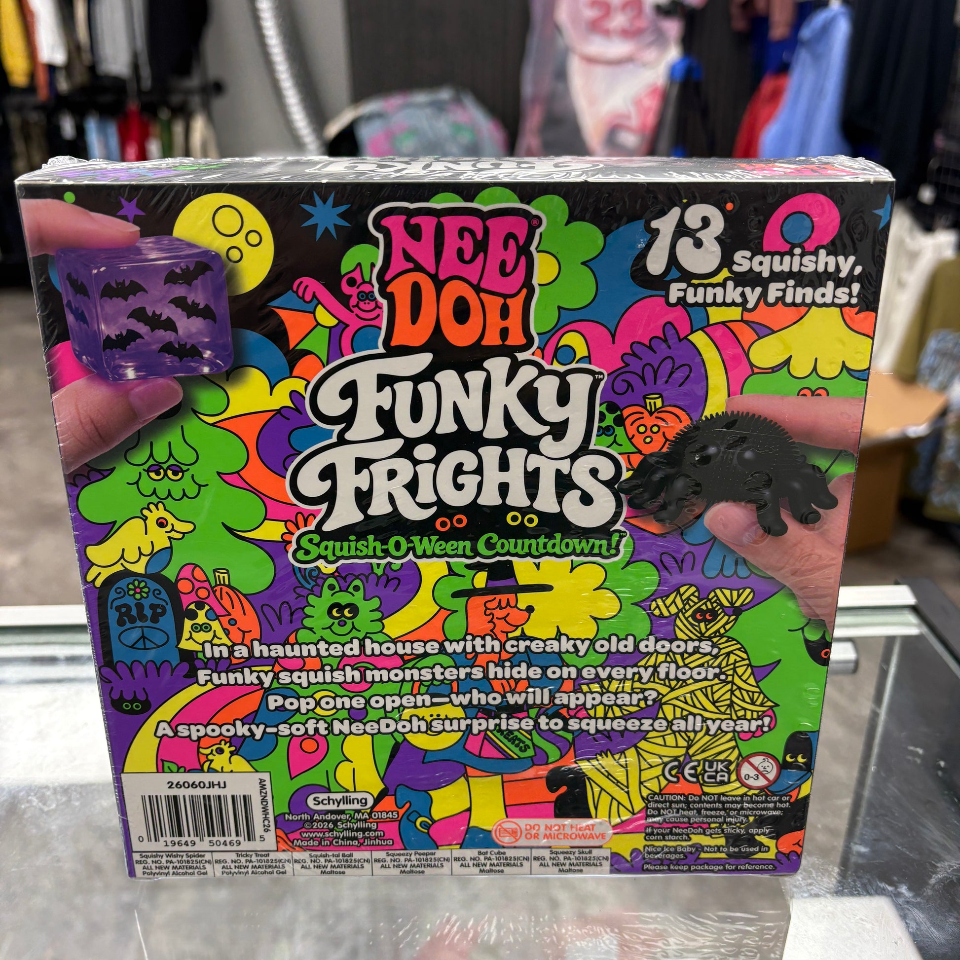 NeeDoh Funky Frights Squish-O-Ween Countdown Squishy Fidget Toy