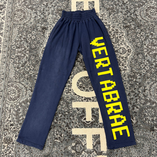 Vertabrae Navy & Yellow Sweatpants