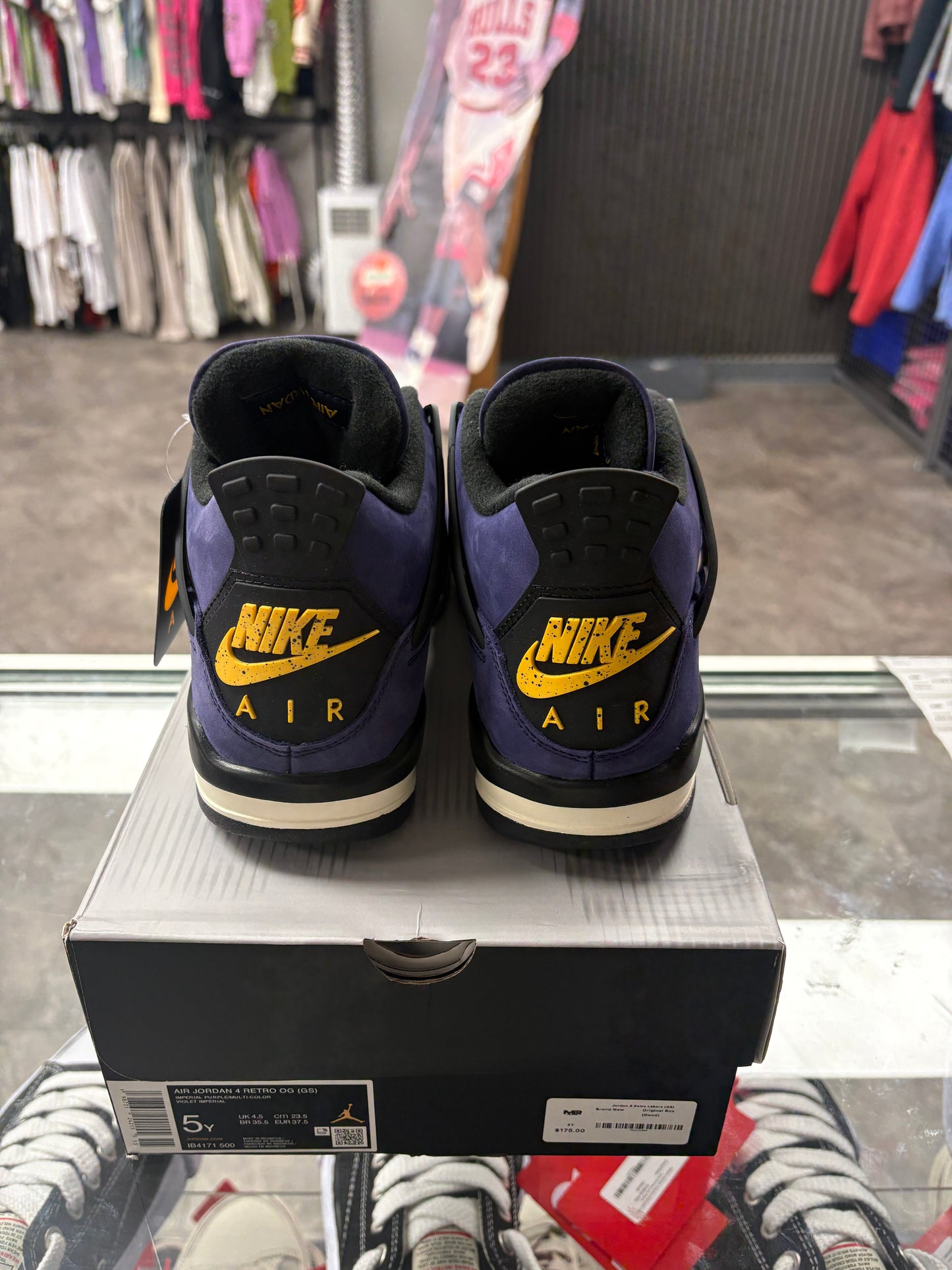 Jordan 4 Retro Lakers (GS)