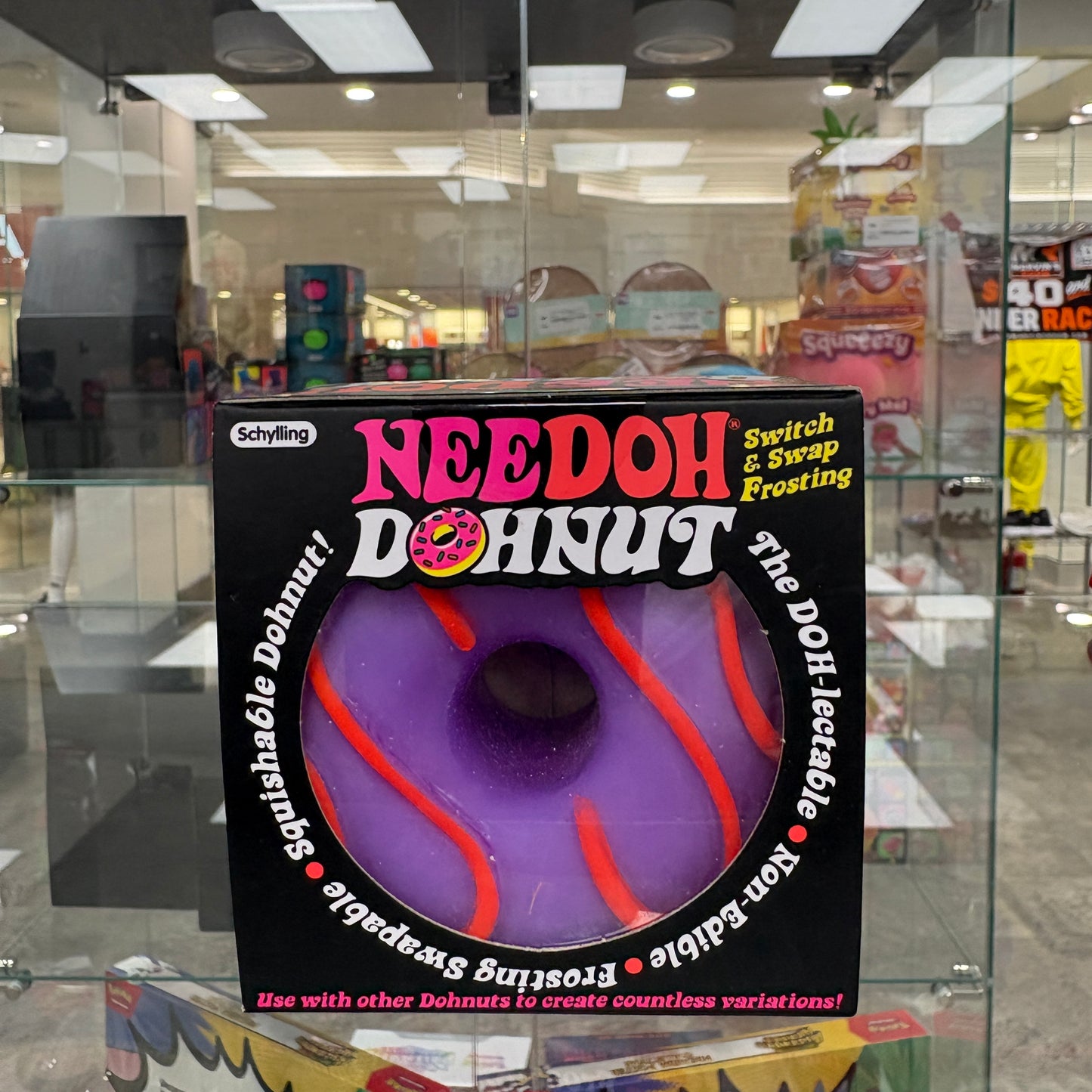 NeeDoh Dohnut Squishy Fidget Toy Purple