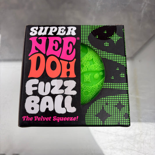 NeeDoh Super Fuzzball Squishy Fidget Toy Green