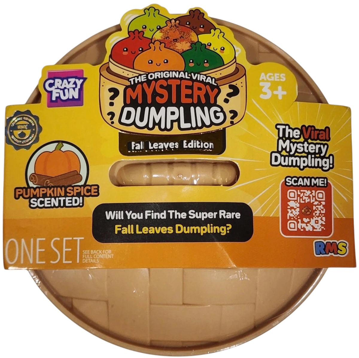 Squishy Bun The Original Viral Mystery Dumpling - Fall Leaves Edition Blind Box