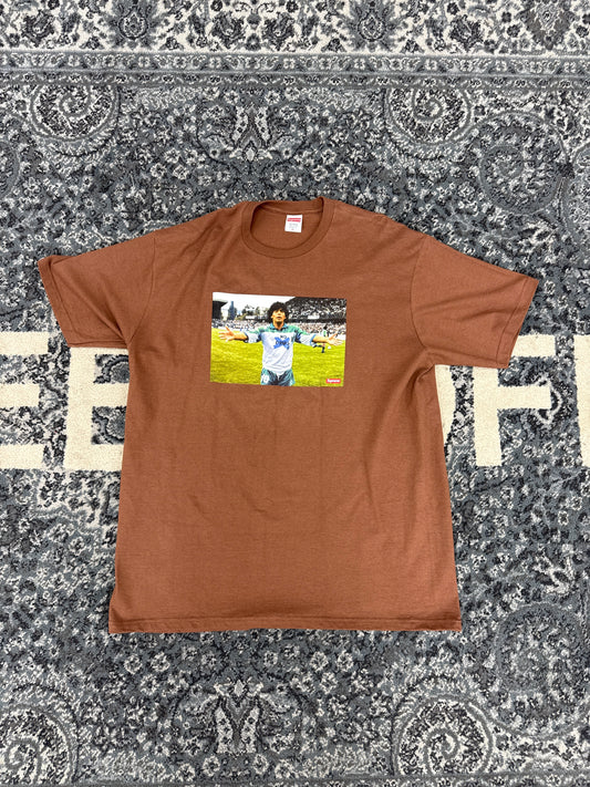 Supreme Maradona Tee Brown