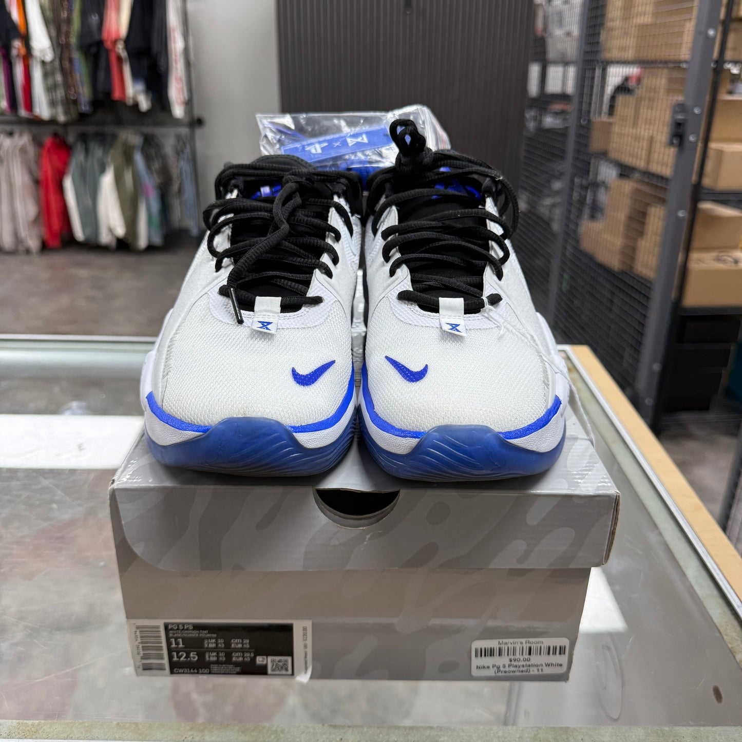 Nike Pg 5 Playstation White