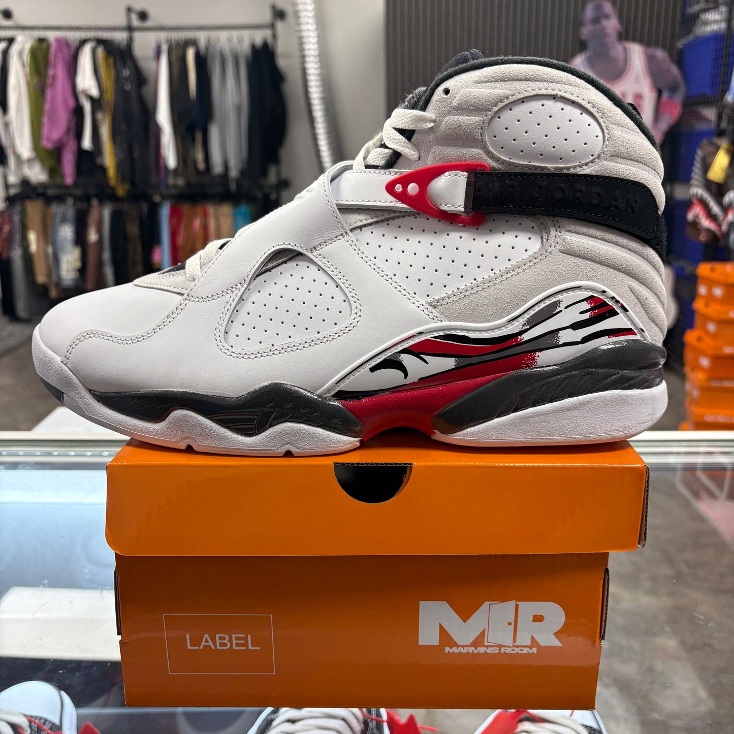 Jordan 8 Retro White True Red (2025)