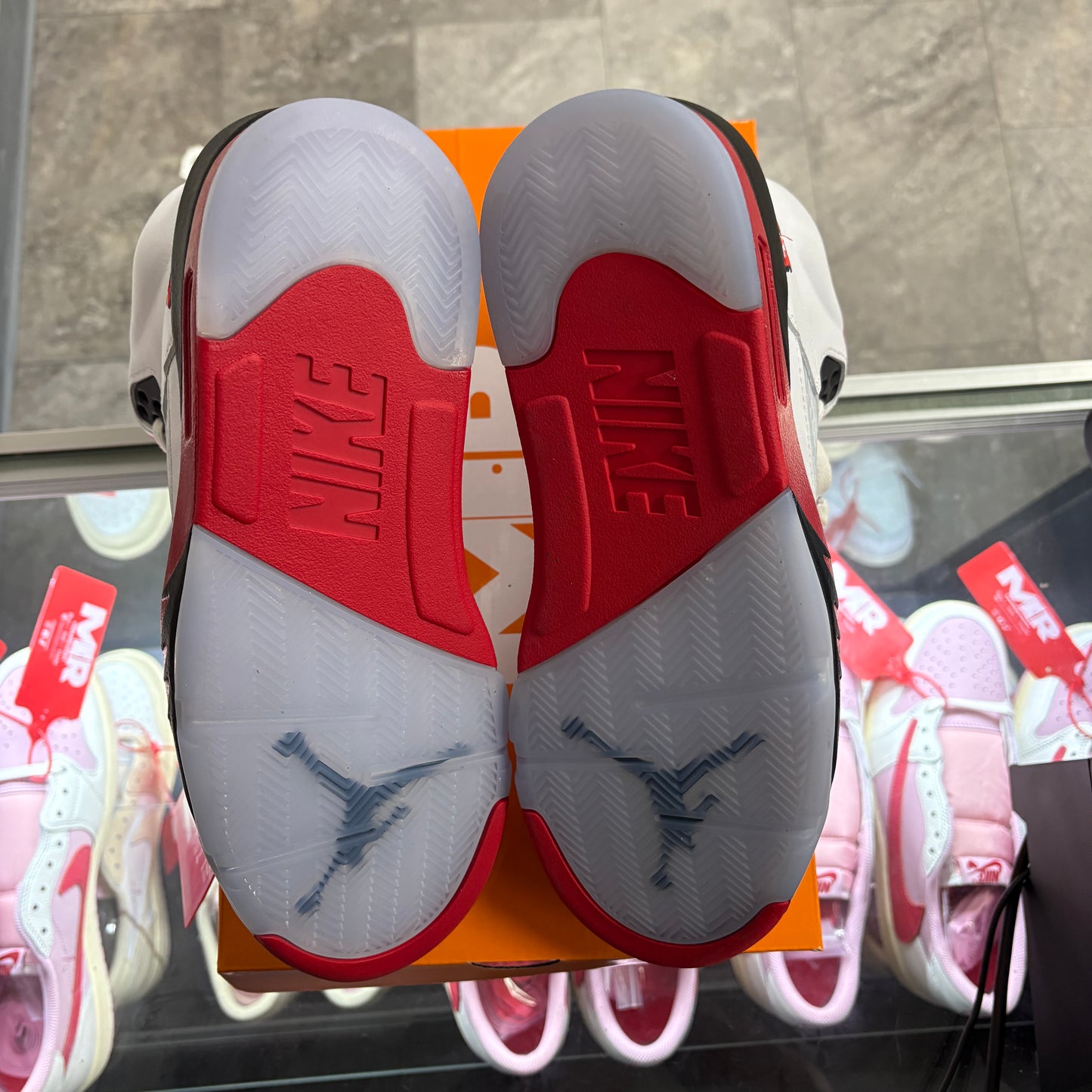 Jordan 5 Retro Fire Red Black Tongue (2025)