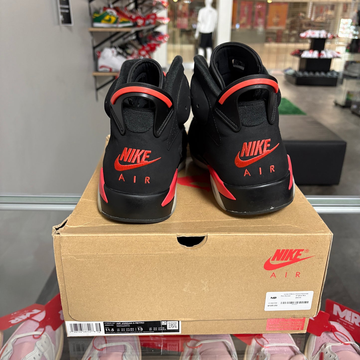 Jordan 6 Retro Infrared Salesman
