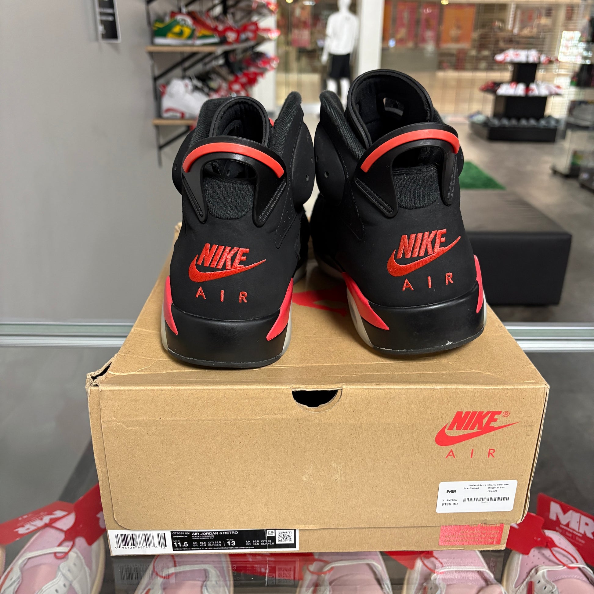Jordan 6 Retro Infrared Salesman