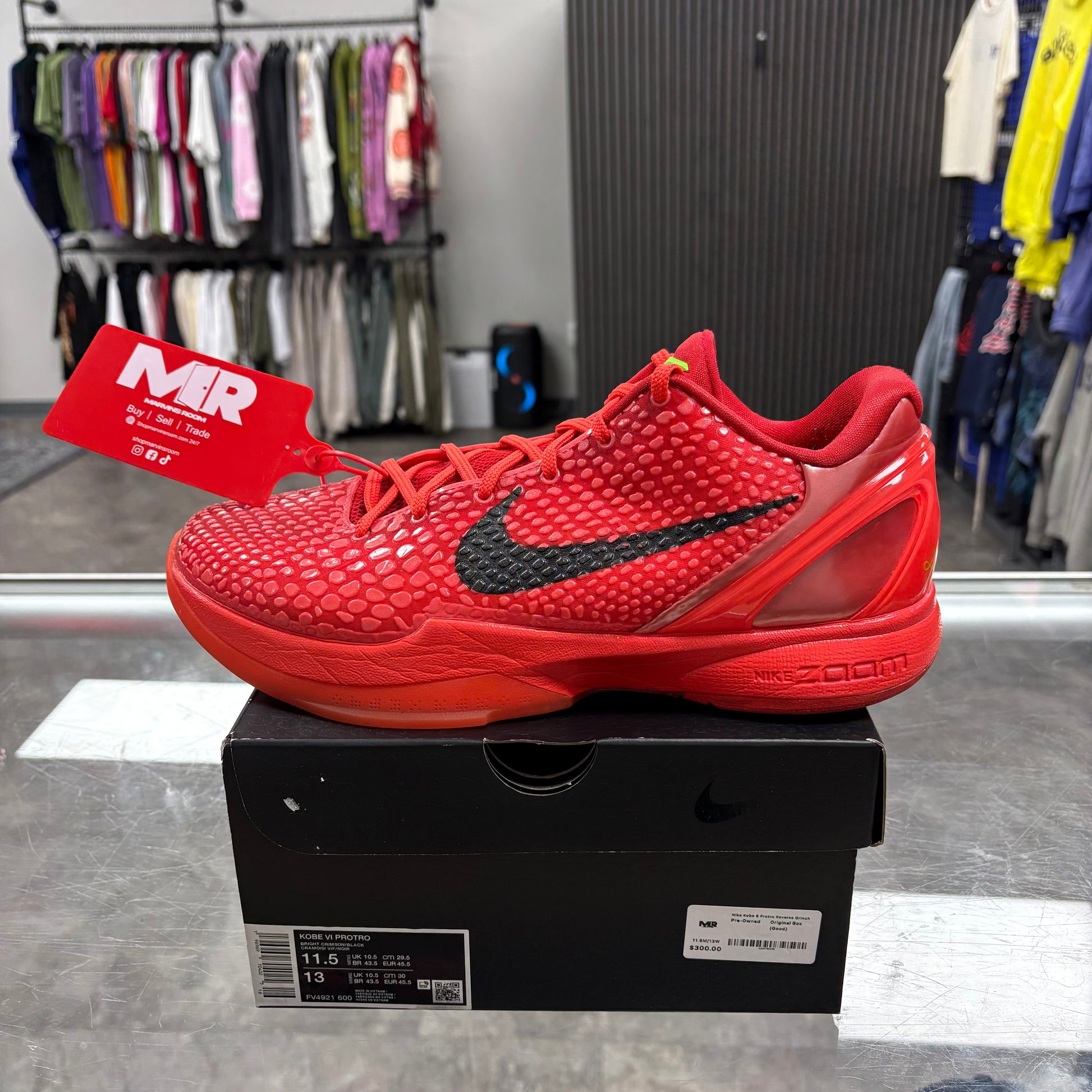 Nike Kobe 6 Protro Reverse Grinch