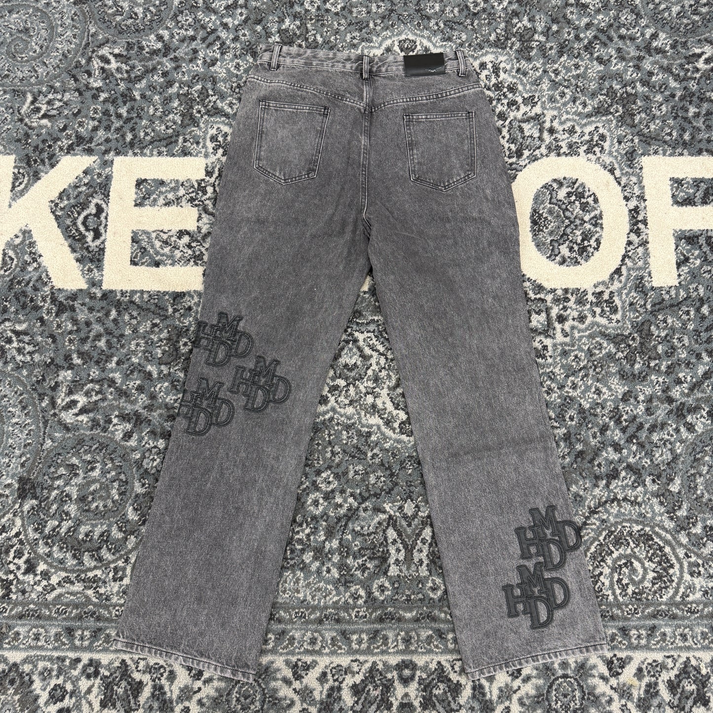 HMDD Double Patch Black Pants