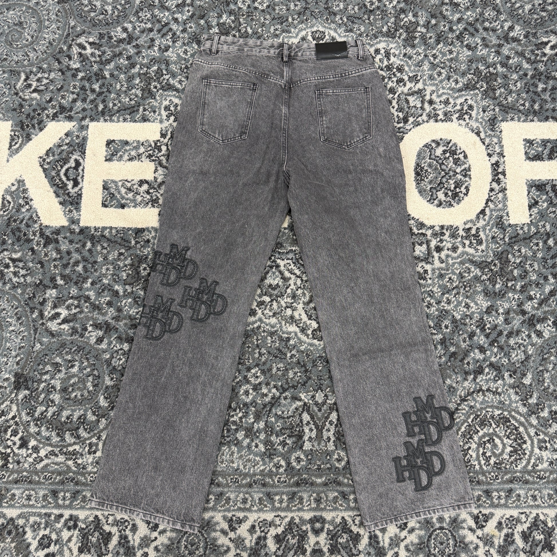 HMDD Double Patch Black Pants