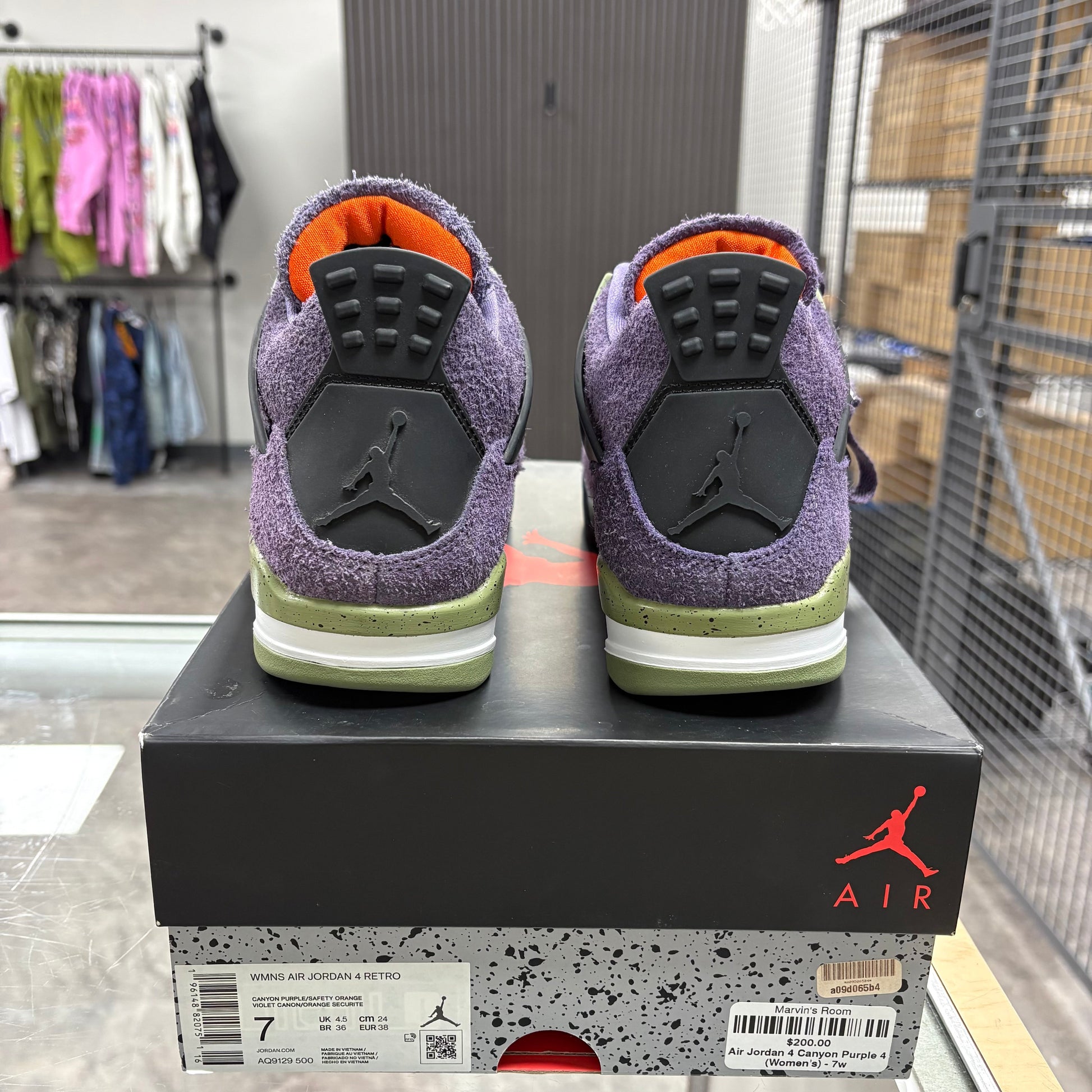 Jordan 4 Retro Canyon Purple (Women's)