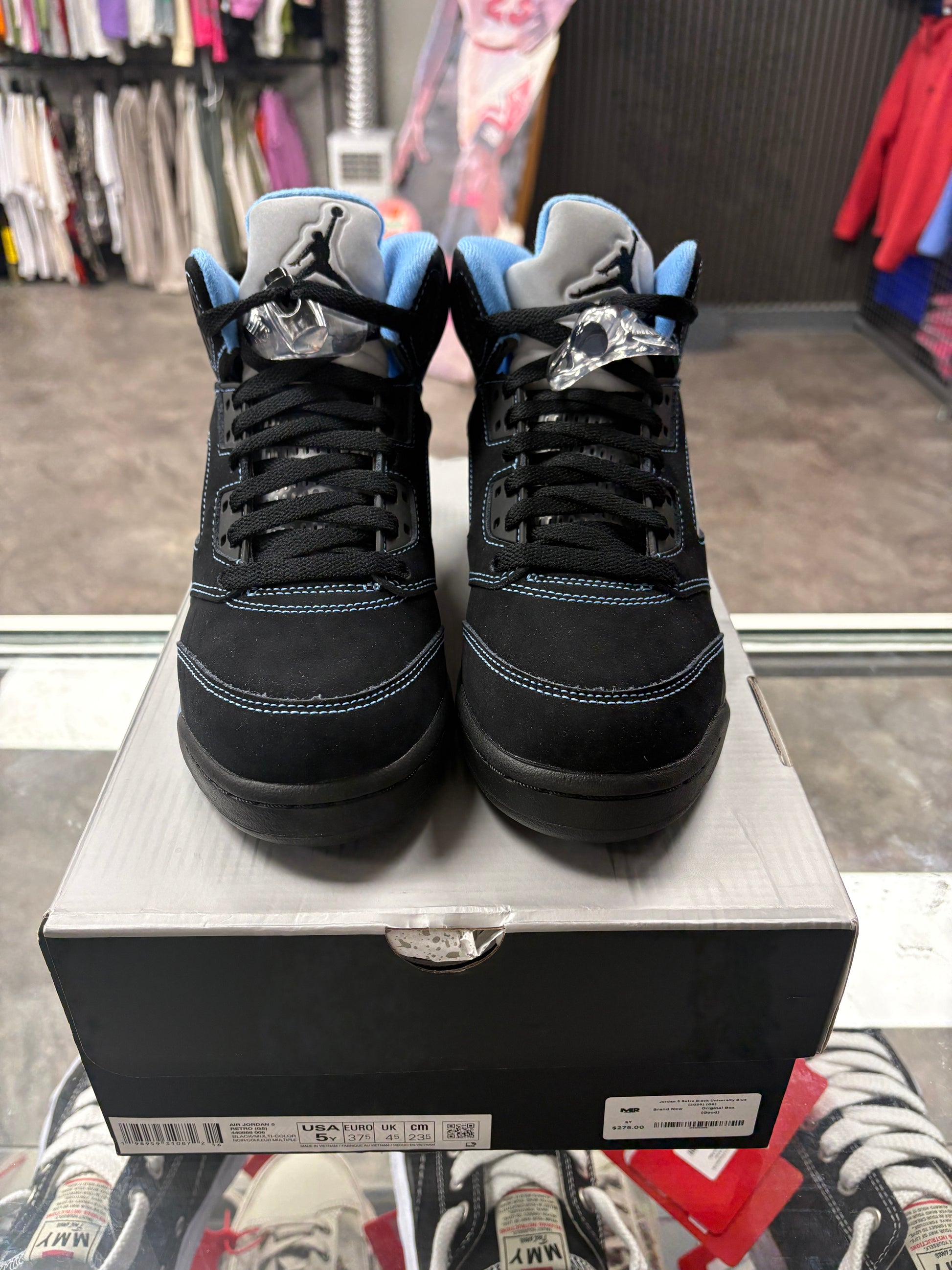 Jordan 5 Retro Black University Blue (2026) (GS)