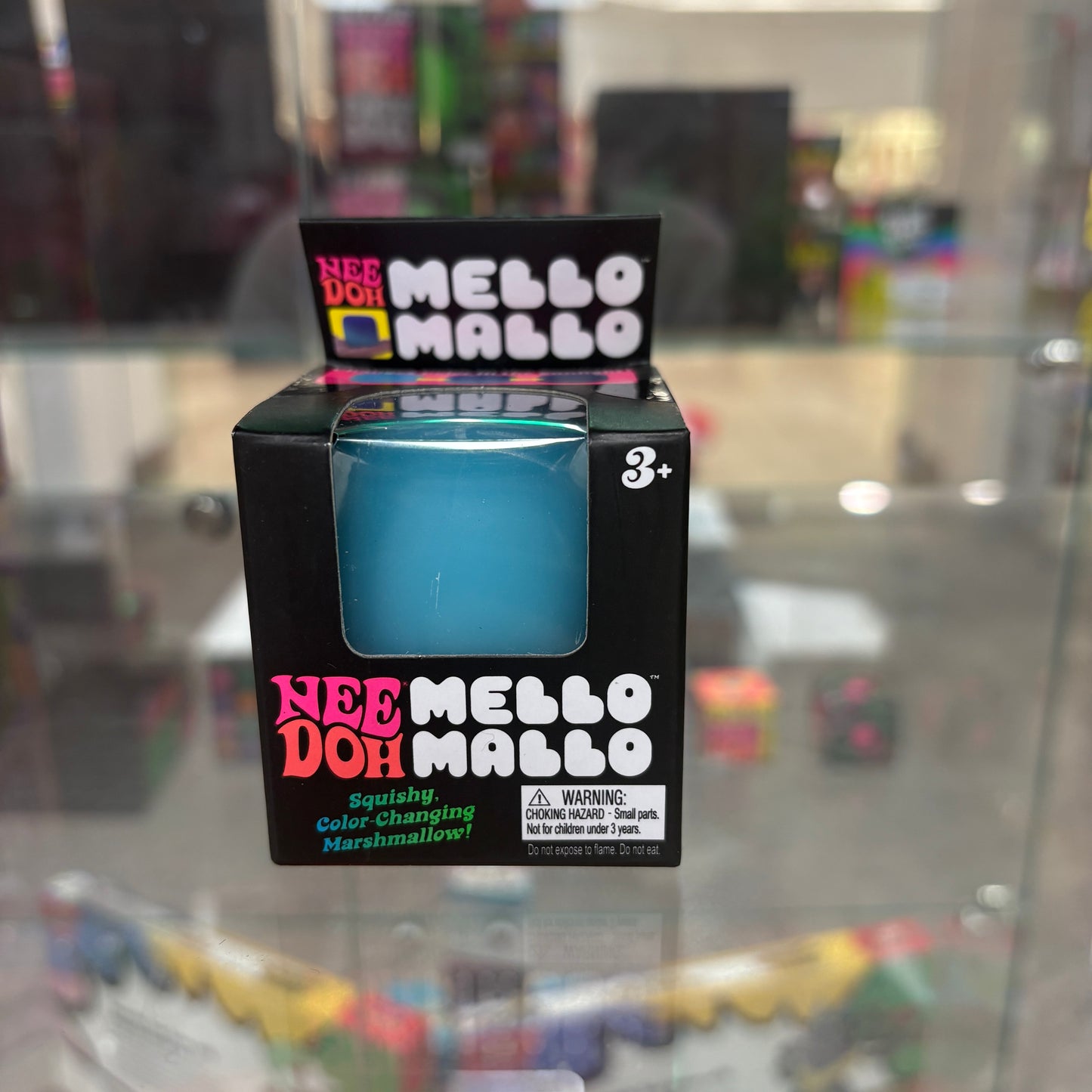 NeeDoh Mello Mallo Squishy Fidget Toy Blue