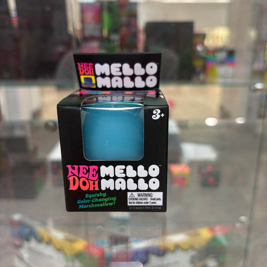 NeeDoh Mello Mallo Squishy Fidget Toy Blue