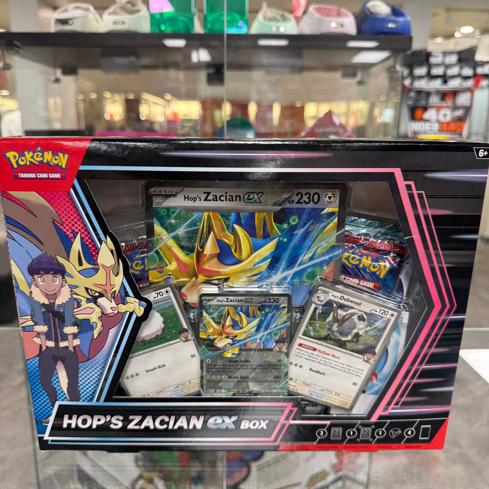 Pokémon Hop's Zacian EX Box