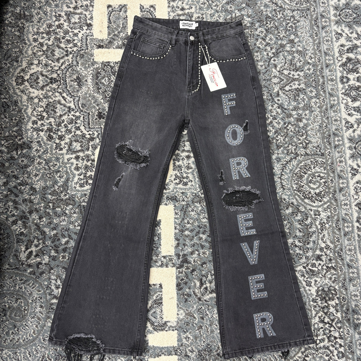 Forever Hungry Jeans Black