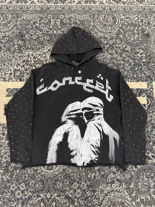 Concept Rhimestone Hoodie (Black)