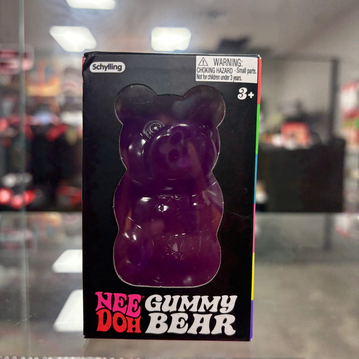 NeeDoh Gummy Bear Squishy Fidget Toy Purple