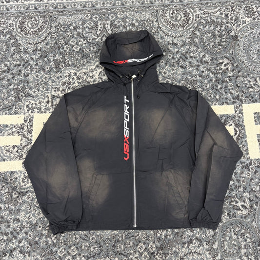 Vale Sport Nylon Rainstorm Jacket (Black)