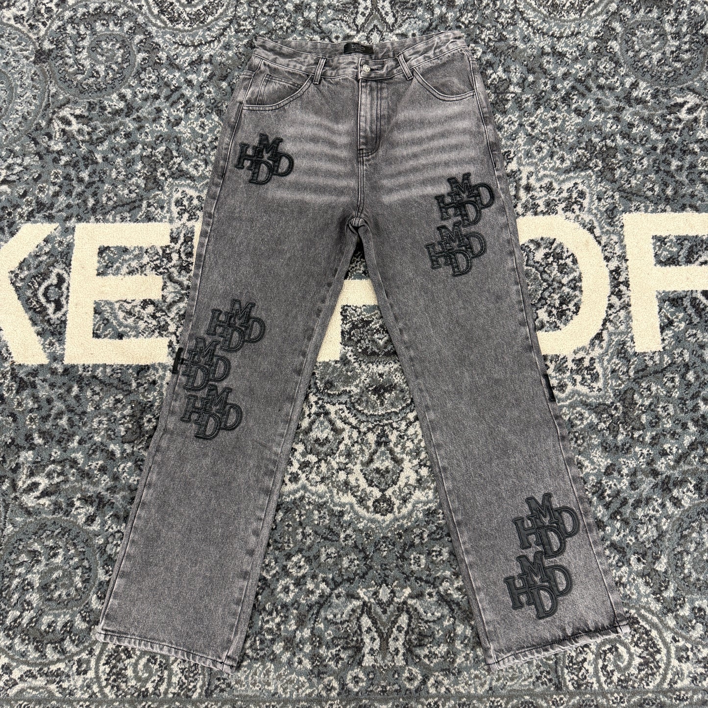 HMDD Double Patch Black Pants