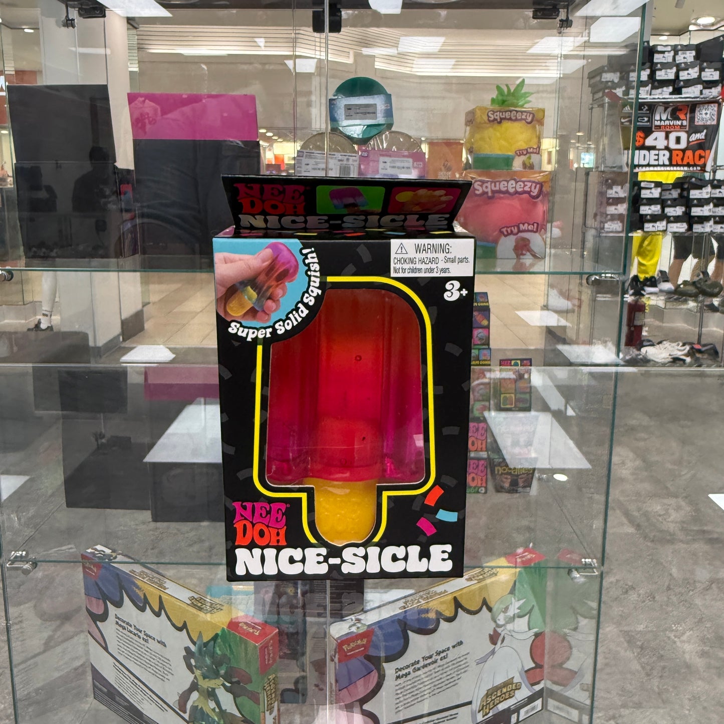 NeeDoh Nice-sicle Popsicle Squishy Fidget Toy Red