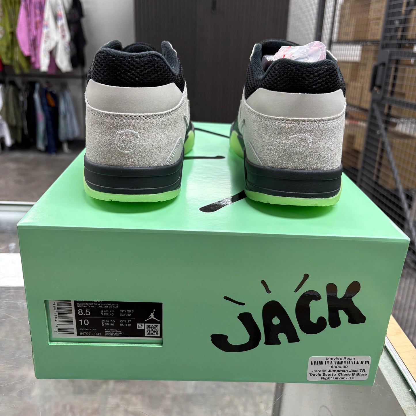 Jordan Jumpman Jack TR Travis Scott x Chase B Black Night Silver