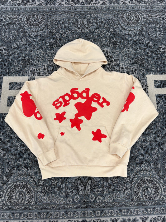 Sp5der Beluga Hoodie Cream