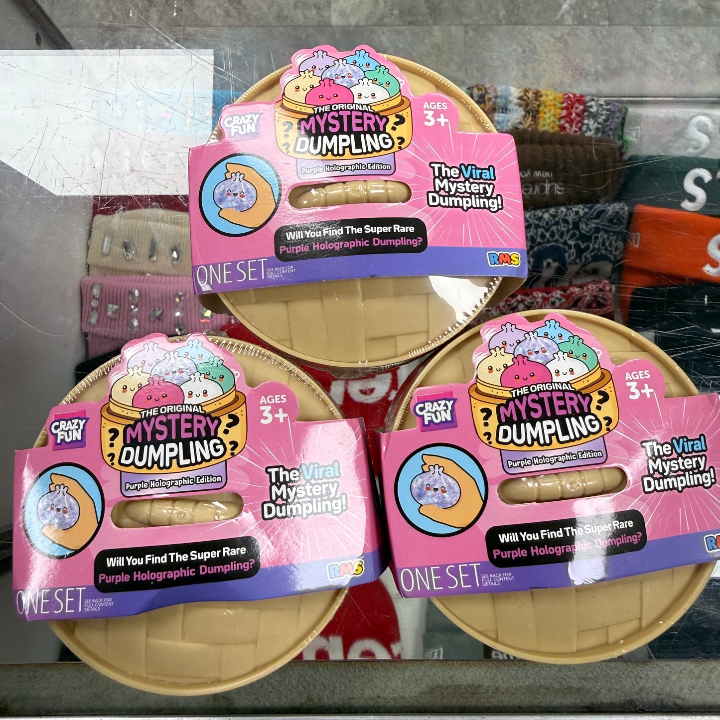 Squishy Bun The Original Mystery Dumpling (purple holographic edition) Blind Box