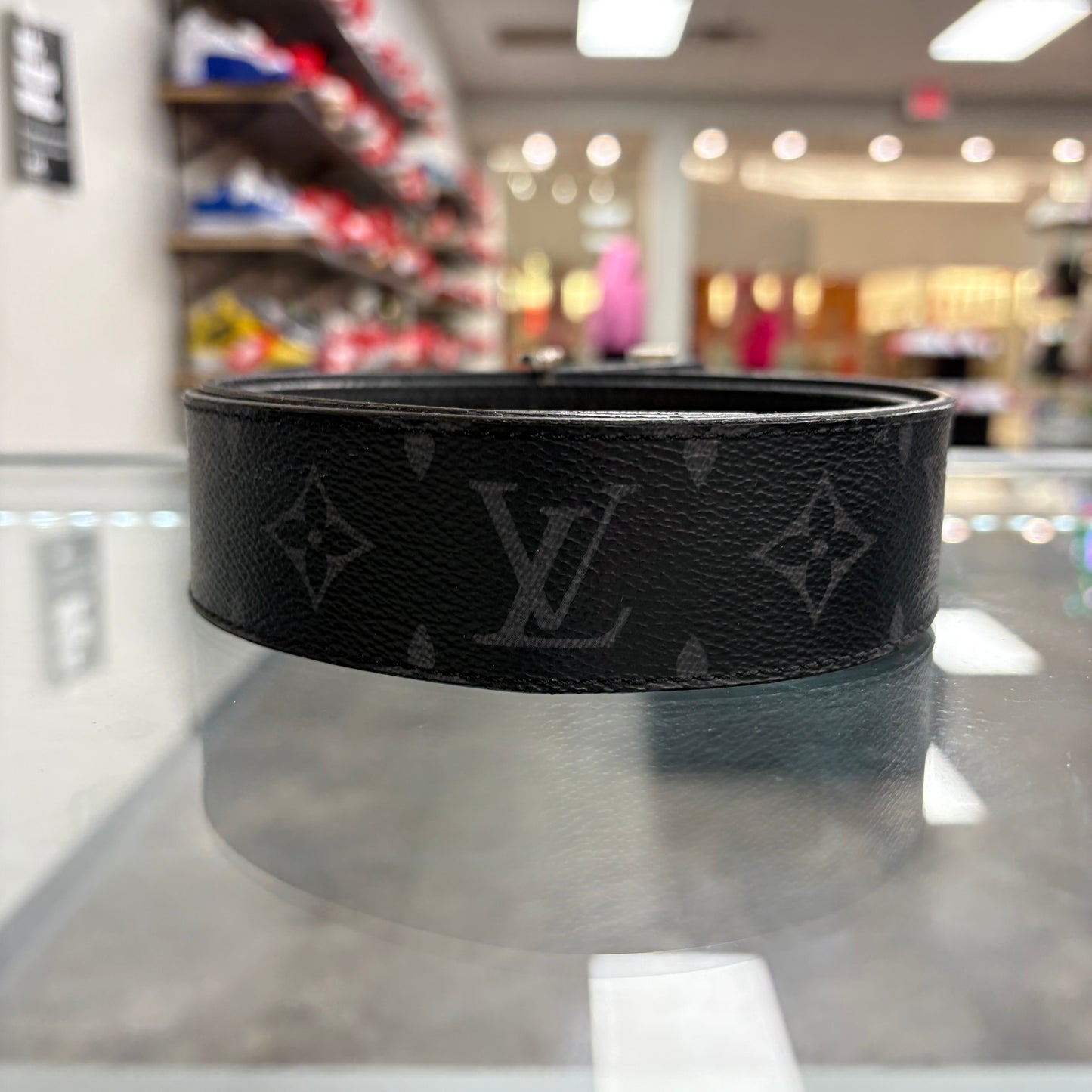 Louis Vuitton Initiales Belt Monogram Eclipse Black/Gray